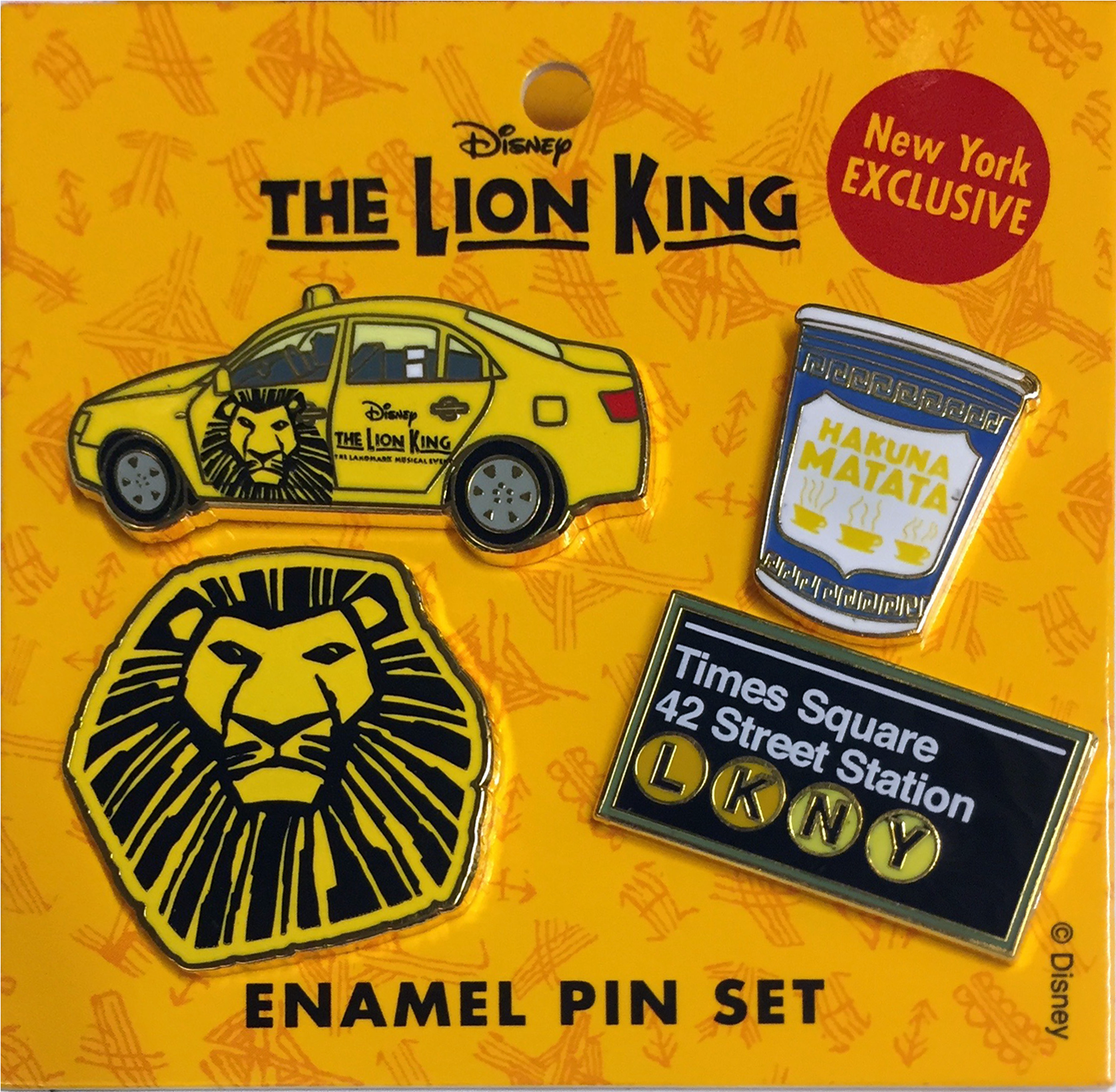 Lion King The Broadway Musical Pin Set - Lion King Merchandise Uk (1824x1815), Png Download