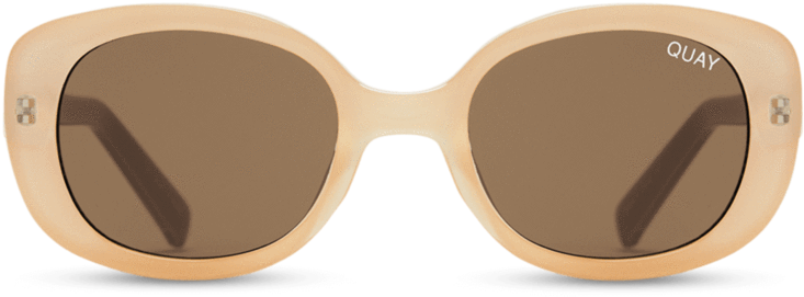 Lulu Cream Brown Front - Quay X Tony Bianco Lulu (1000x453), Png Download