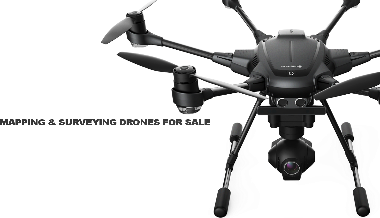 Mapping And Surveying Drones For Sale - Typhoon H Pro Intel Real Sense (1600x970), Png Download