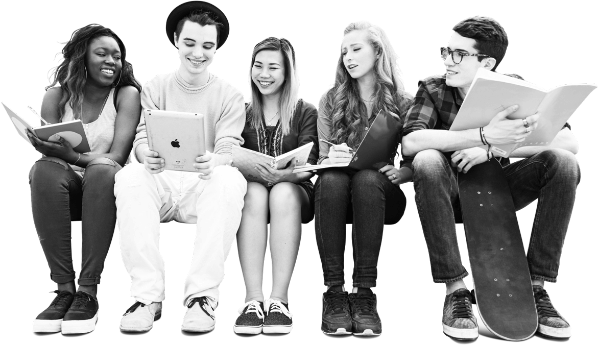 Com A Lot More Cutouts Like This One Teenager Group - Teenage Png Cutout (1200x704), Png Download