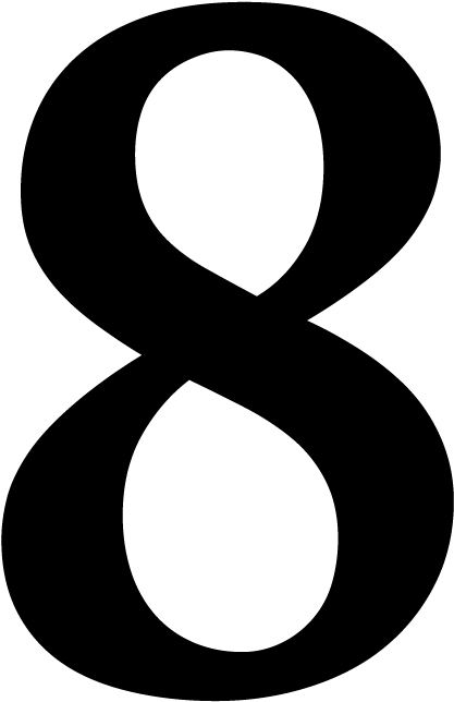 Number 8 Png - Circle (900x1500), Png Download