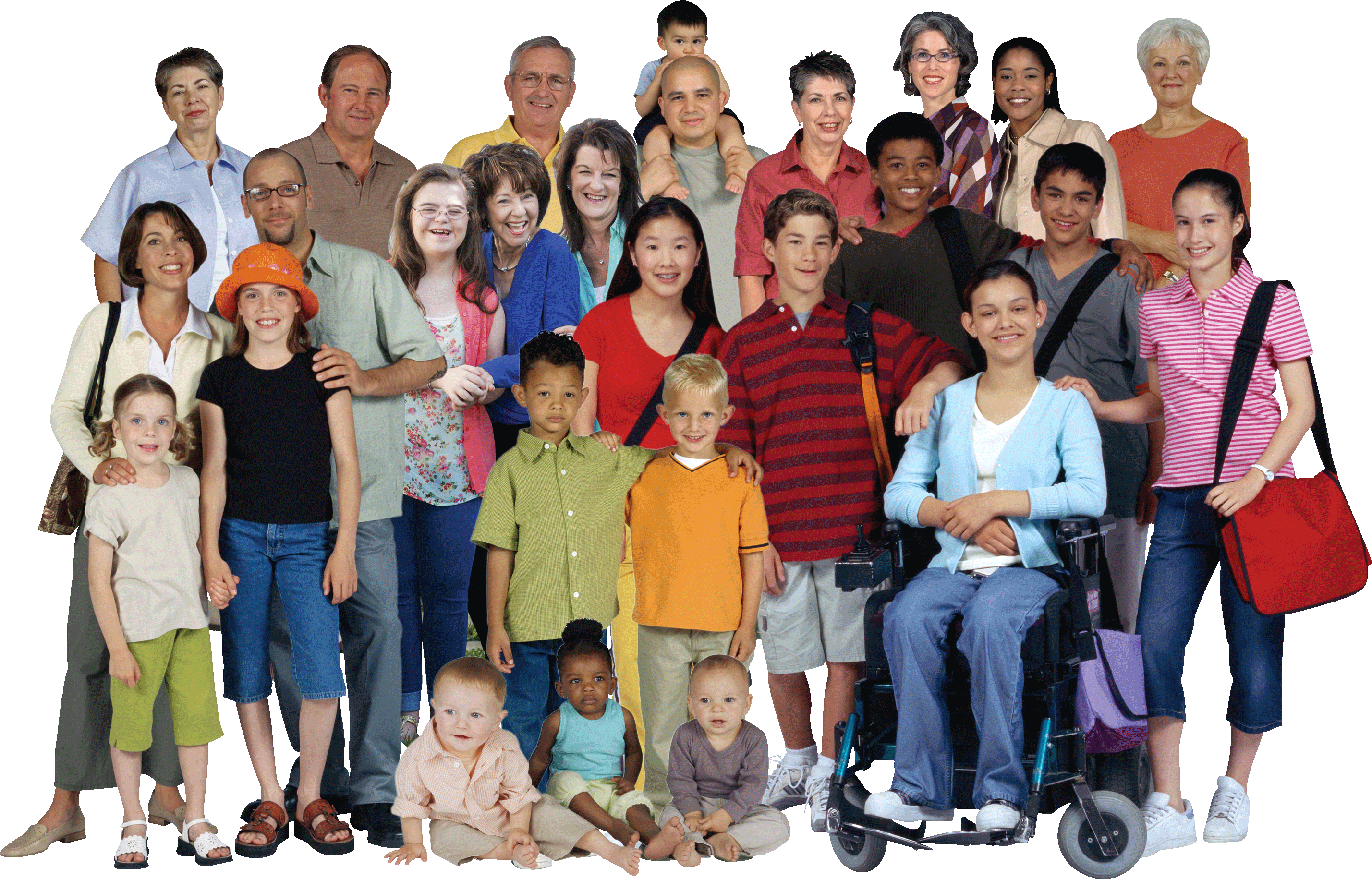 Group Of Everyday People - An Asset Builder's Guide To Training Peer Helpers: (3032x2032), Png Download