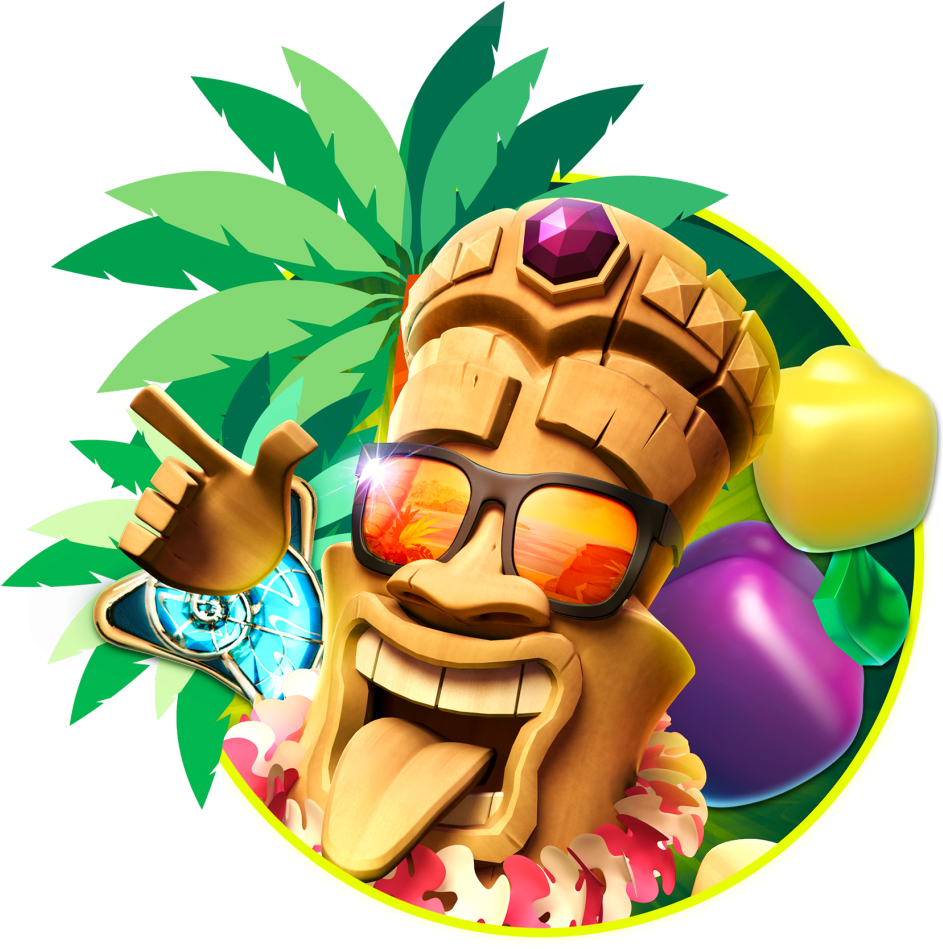 08 Character Aloha Tropicalescape Thumbnail - Casino (943x1024), Png Download