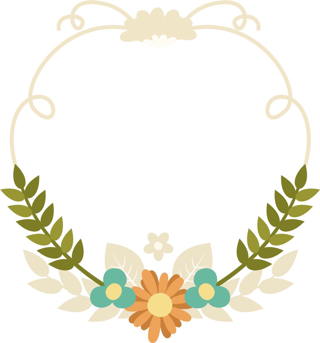 Garland Warm Simple Fresh Png And Psd - Psd (2000x2000), Png Download