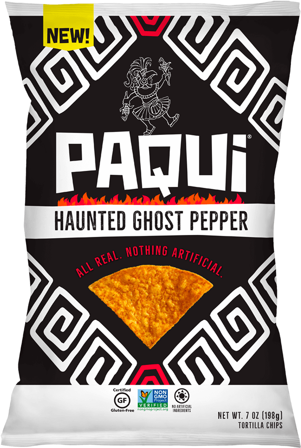 Haunted Ghost Pepper - Tortilla Chip (630x922), Png Download