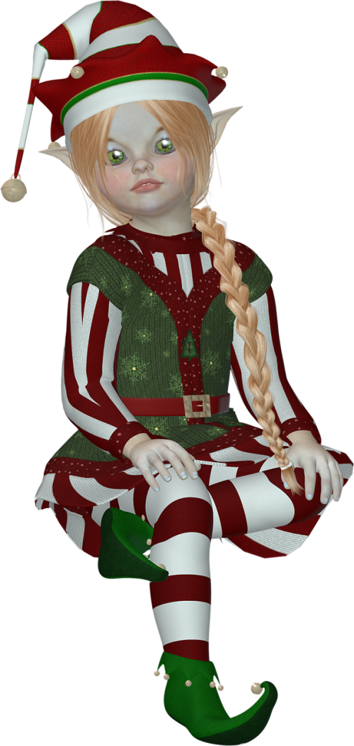 Elves Elf (500x1054), Png Download