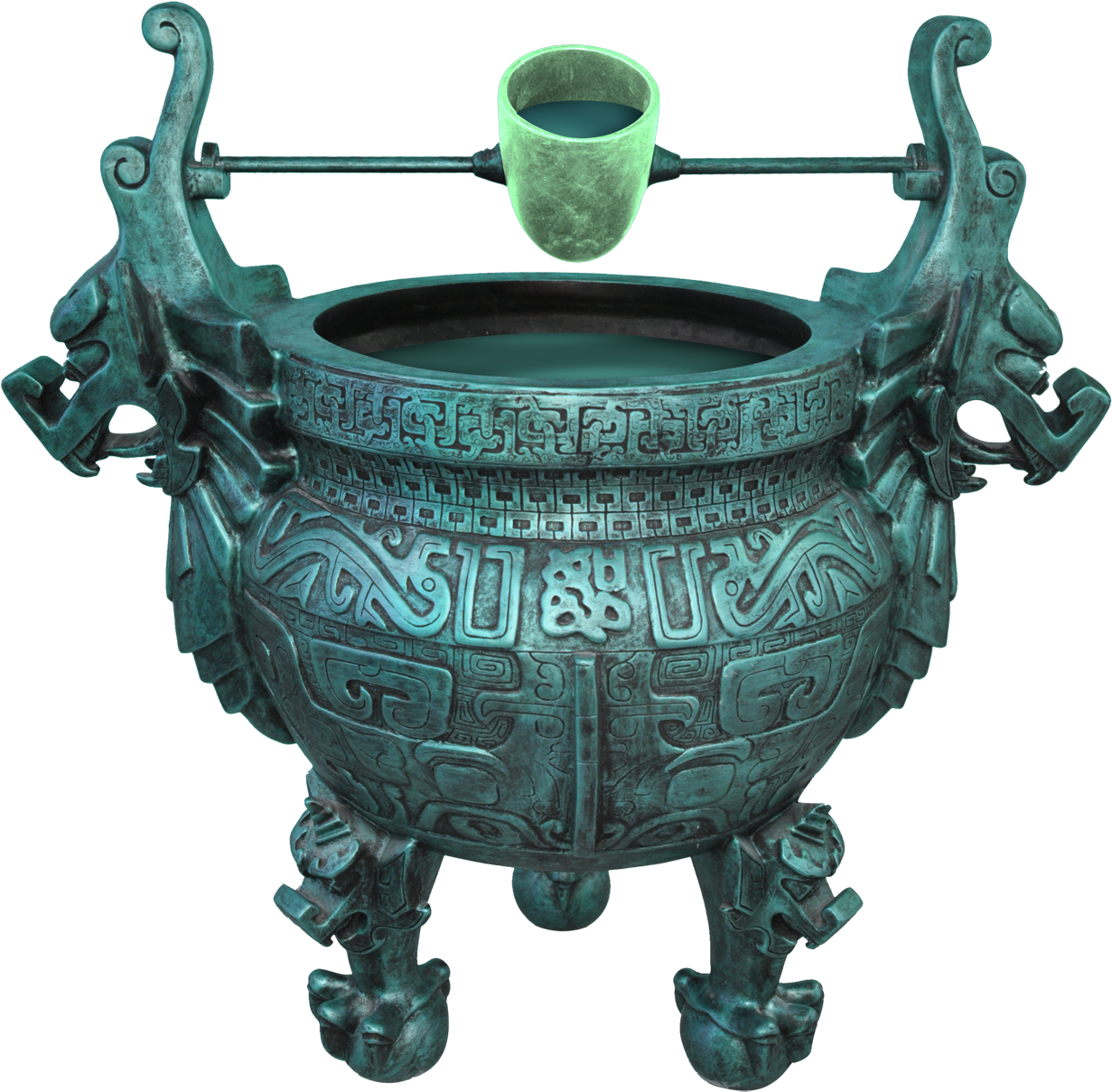 As Confucius Once Said To His Students In Ancient Qufu - Cauldron (1274x1280), Png Download