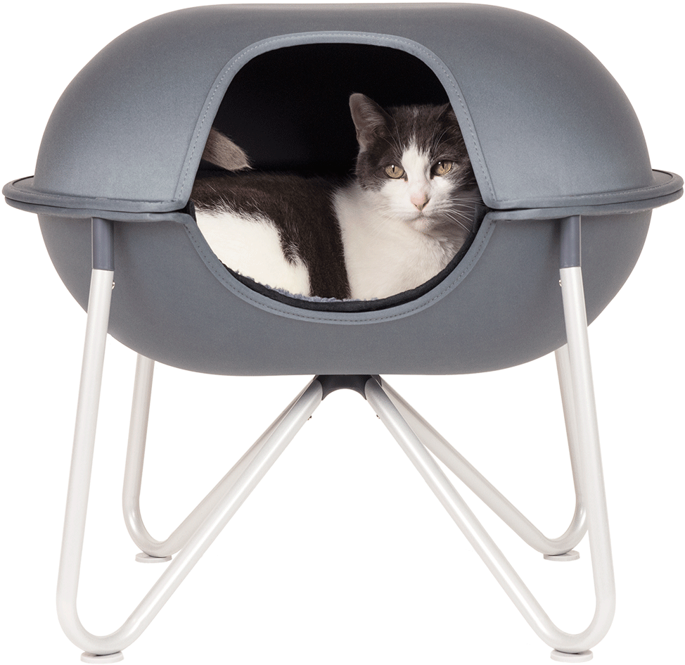 At Hepper We Design Solutions To Everyday Pet Problems, - Pod Cat Bed (1000x969), Png Download