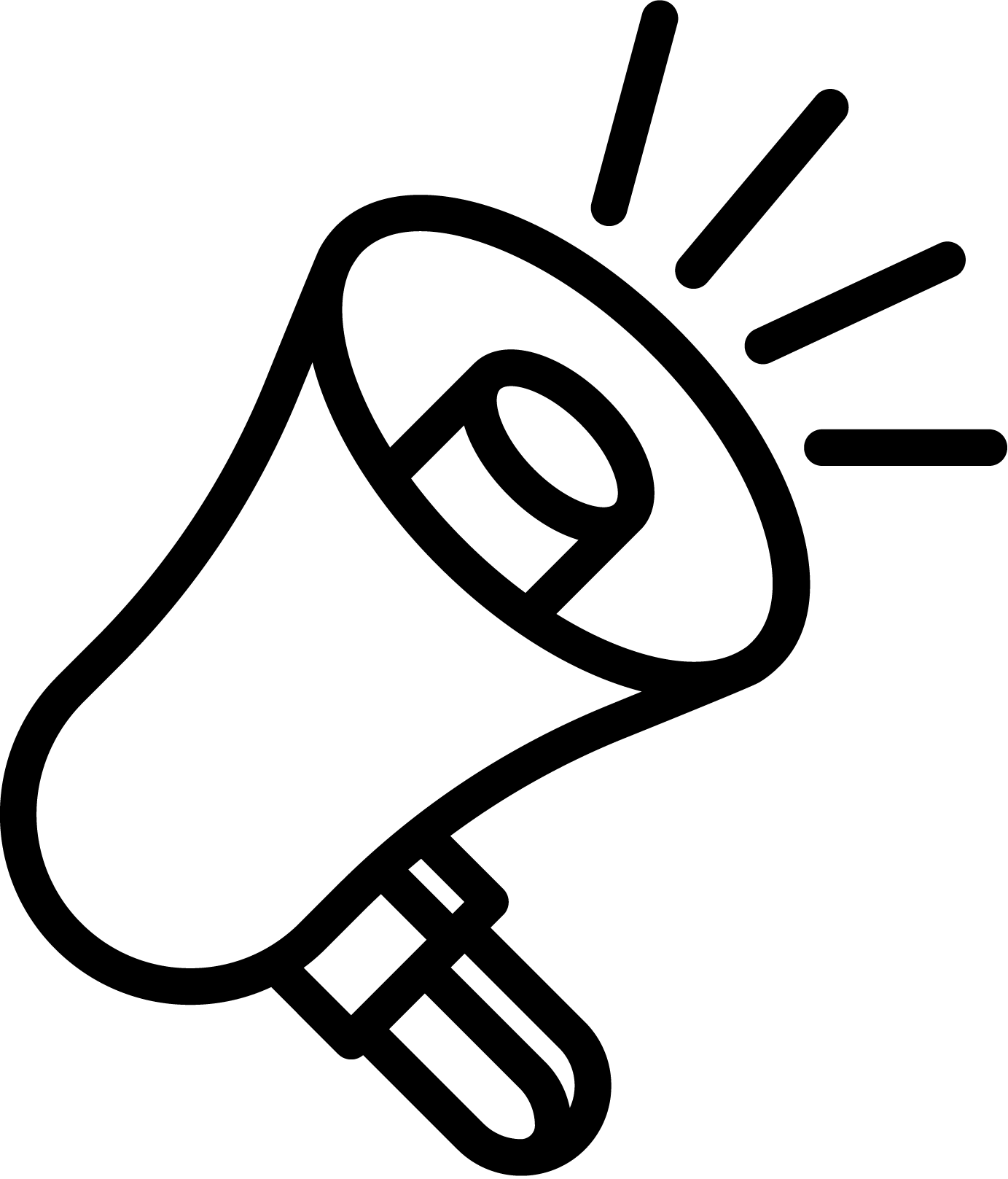 Download Megaphone Clipart Bull Horn Bullhorn Svg Full Size PNG