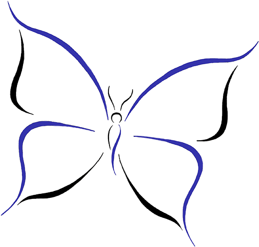 Tribal Butterfly Signature Series Logo Psd Graphic - Tribal Butterfly Drawings (600x535), Png Download