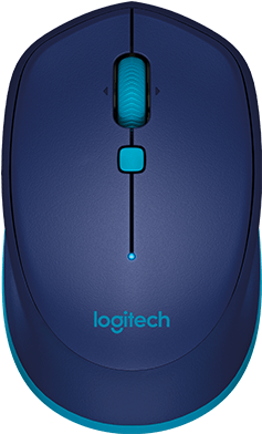 M535 - Logitech M535 Bluetooth Mouse Blue (652x560), Png Download