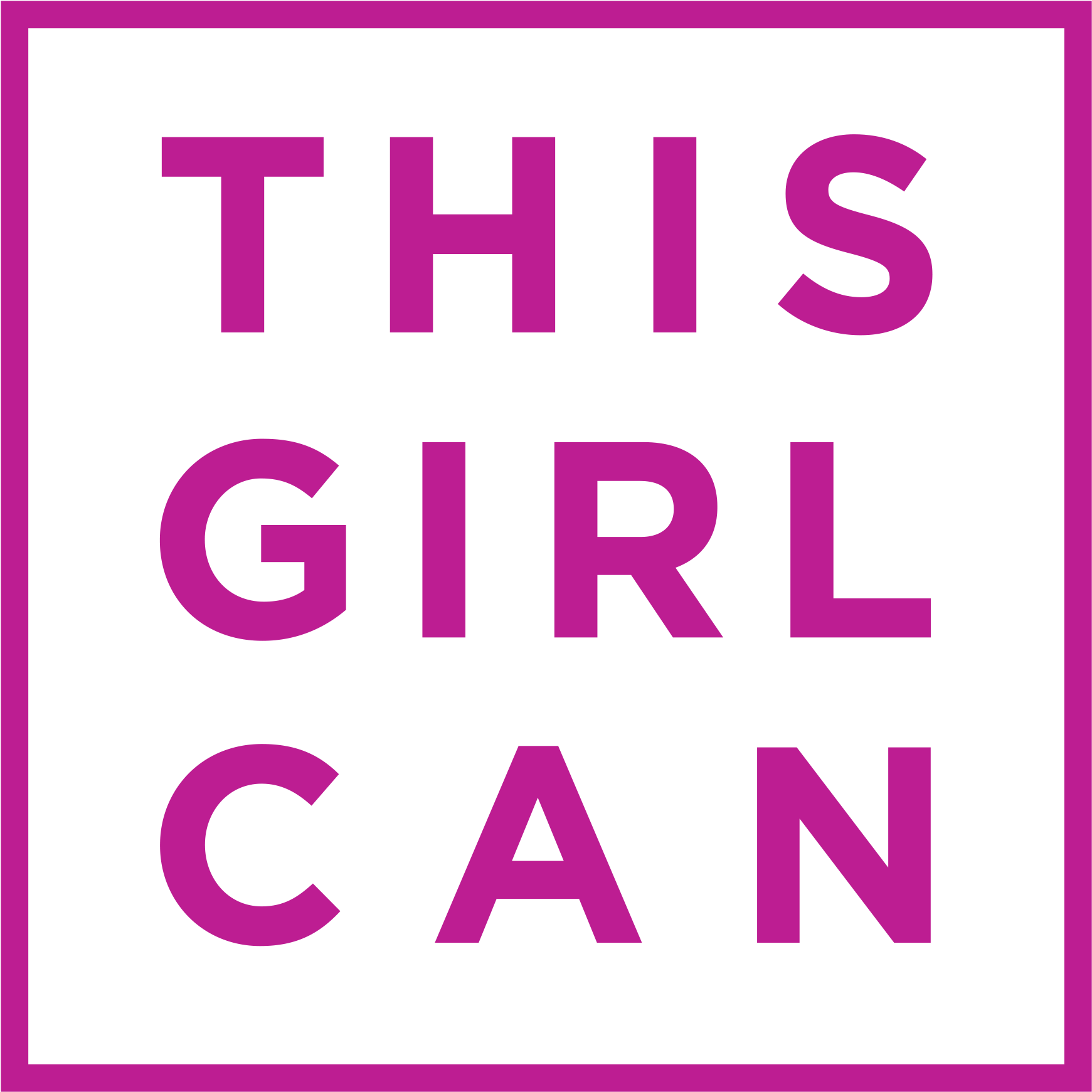 This Girl Can Nottm - Girl Can (2362x2362), Png Download