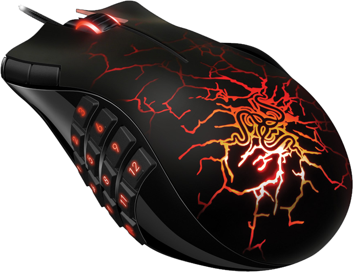 How To Pick Good Gaming Mouse For The Computer Games - Razer Naga Molten Special Edition (800x600), Png Download
