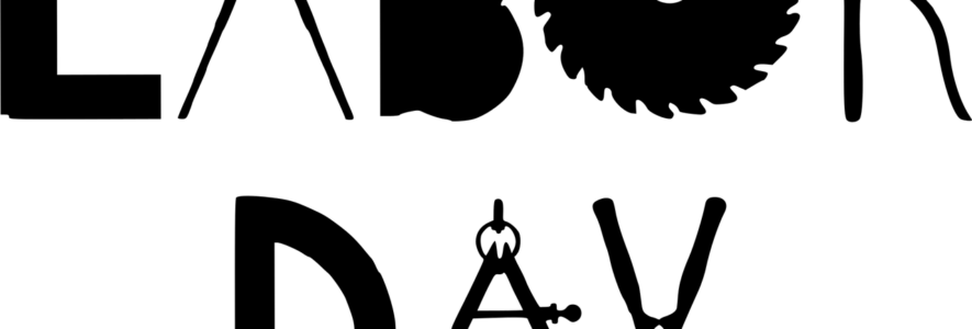Tools Spelling Labor Day - Labor Day Transparent Png (885x300), Png Download