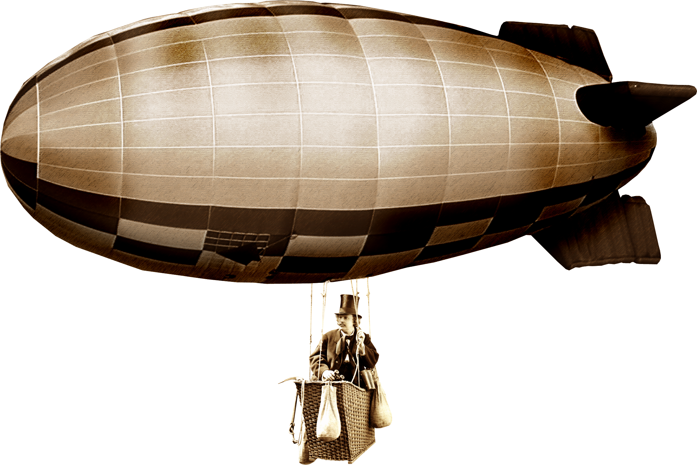 Related Png Images - Steampunk Dirigible Png (2257x1506), Png Download