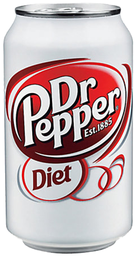 Diet Dr - Pepper - 12oz - Can - Dr Pepper Diet, Caffeine Free - 12 Pack, 12 Fl Oz Cans (500x500), Png Download