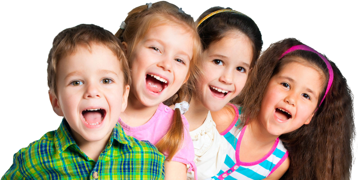 Four Happy Pre-school Kids Underline - Healthy Habits: Volume 2 (healthy Me) (980x390), Png Download