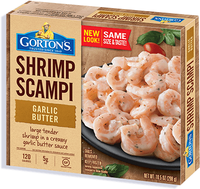 Premium Shrimpscampi 139007 - Gorton's Garlic Butter Shrimp Scampi - 10.5 Oz Box (420x420), Png Download