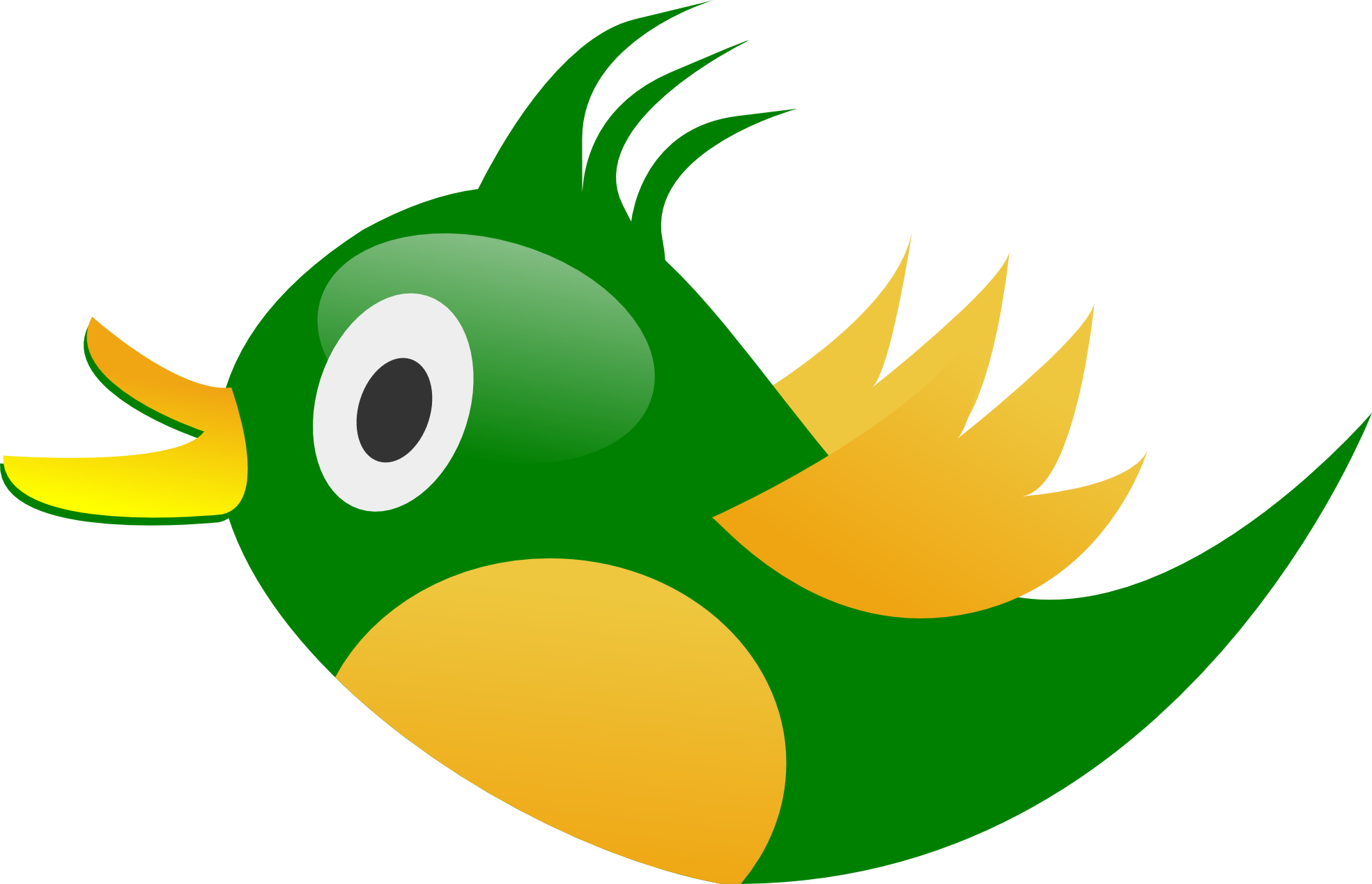 Clip Art Peace Peace Dove Twitter Bird - Green Birds Clipart (999x643), Png Download