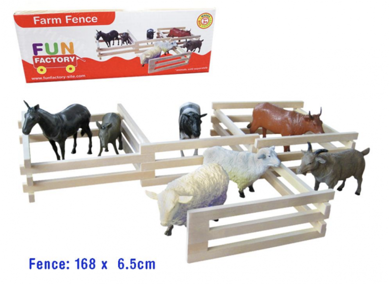 Folding Wooden Farm Fence 168cm - Fun Factory Farm Fence (800x800), Png Download