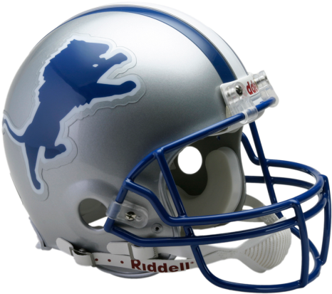 Detroit Lions Vsr4 Authentic Throwback Helmet - Tampa Bay Buccaneers Helmet (480x442), Png Download