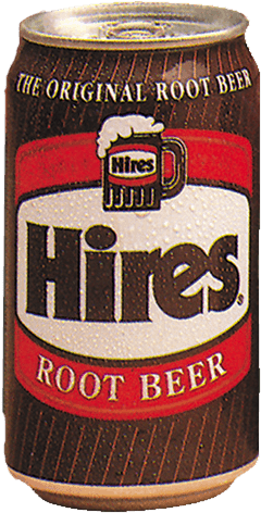 Dr Pepper - Hires Root Beer Can Png (250x500), Png Download