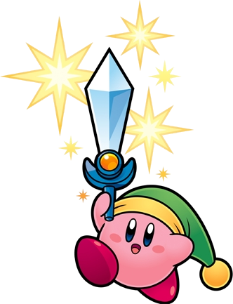 Kirby Super Star Ultra Espada - Kirby Super Star Ultra (332x433), Png Download