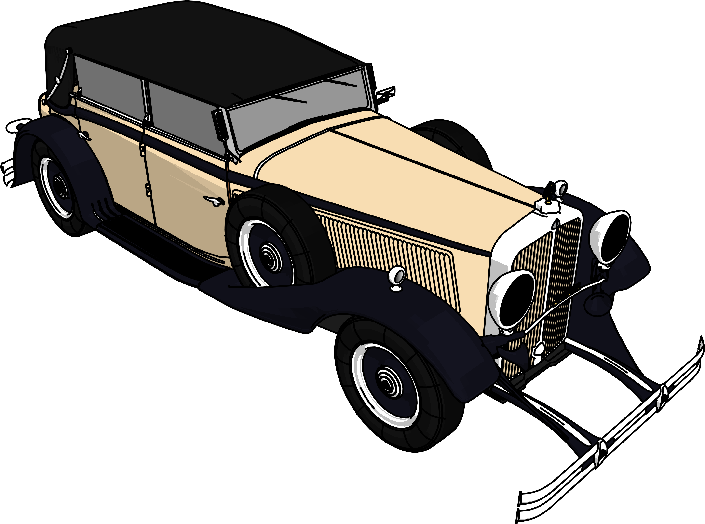 Maybach Zeppelin 2010 Model Car Clipart Png Image - Maybach Zeppelin (3000x2250), Png Download