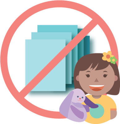 Free Your Staff To Focus On The Kids, Not The Paperwork - Child (400x400), Png Download