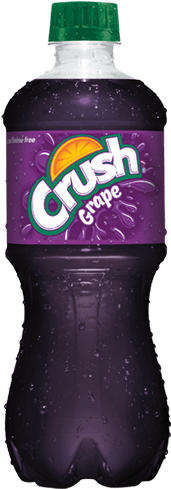 20 Oz Coke Png - Crush Grape Soda - 20 Fl Oz Bottle (250x500), Png Download