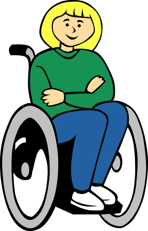 In Wheelchair (384x598), Png Download