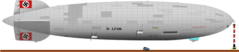 Free Hindenburg Free Zeppelin - Desastre Del Dirigible Hindenburg (800x618), Png Download