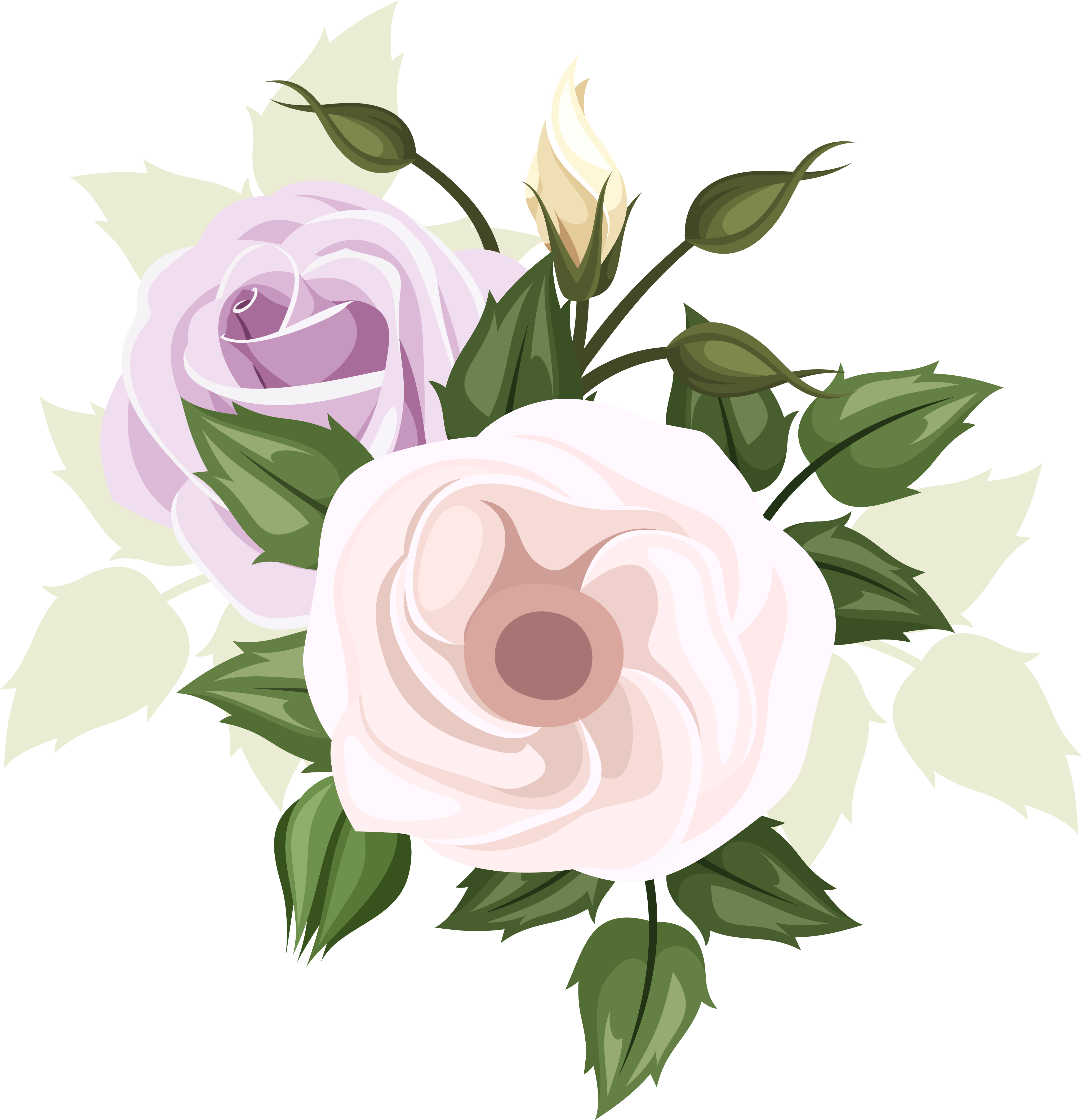 Visit - Floribunda (4085x4231), Png Download