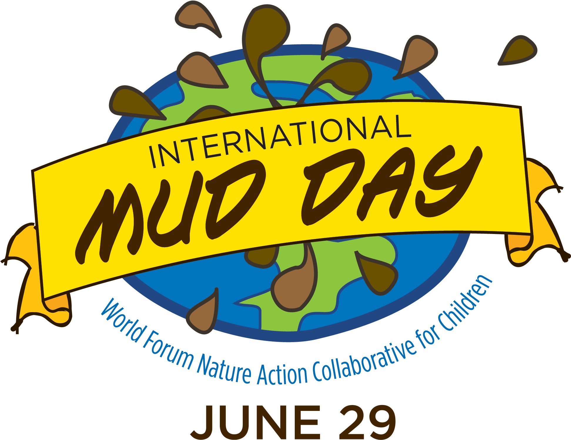 Mud Day Official Logo - 29 June International Day (2000x1590), Png Download