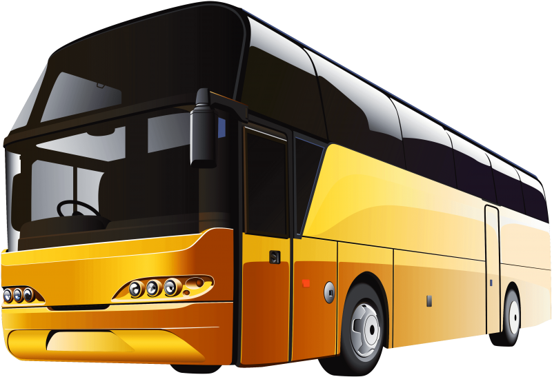 Free Png Yellow Bus Png Images Transparent - Yellow Bus Png (850x577), Png Download