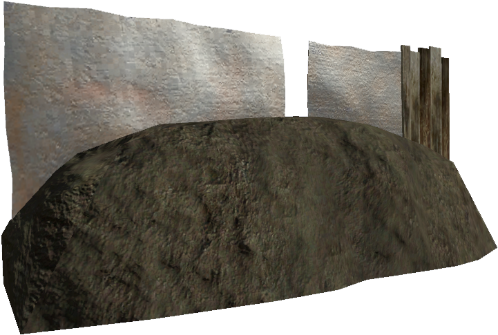 Reinforced Mud Dirt Fence - Fence (811x567), Png Download