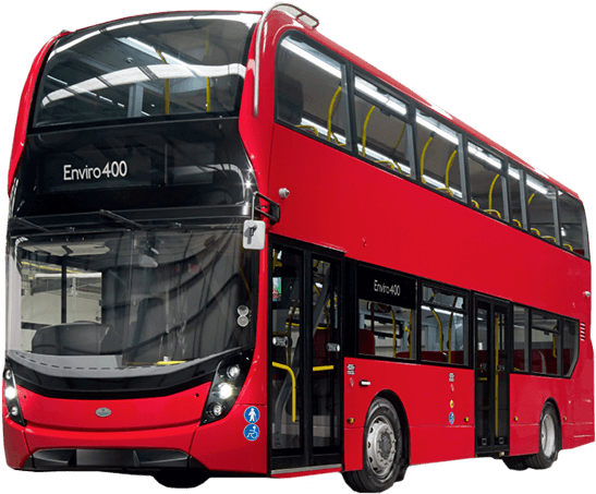 Lightweight Single Deck Bus - Alexander Dennis Bus (1000x500), Png Download