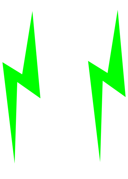 How To Set Use Red Lightening Bolt Clipart (426x598), Png Download