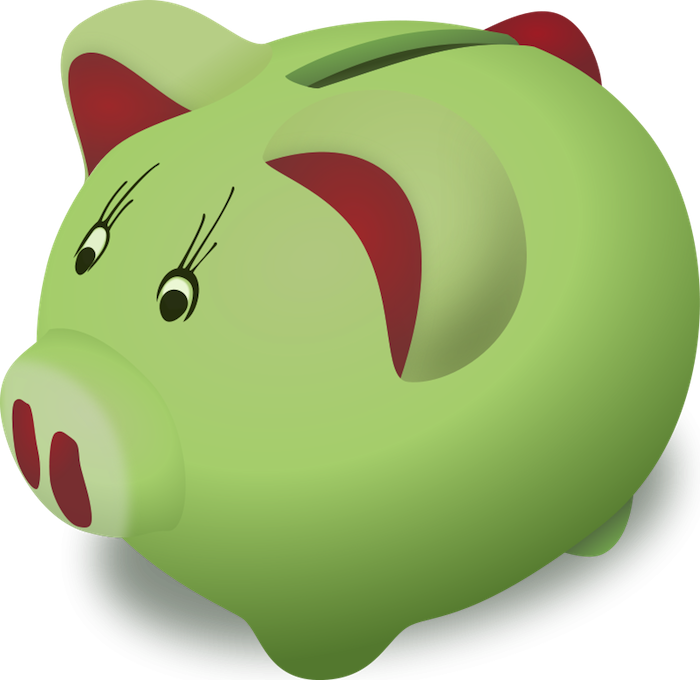 Piggy Bank - Piggy Bank Clip Art (700x680), Png Download