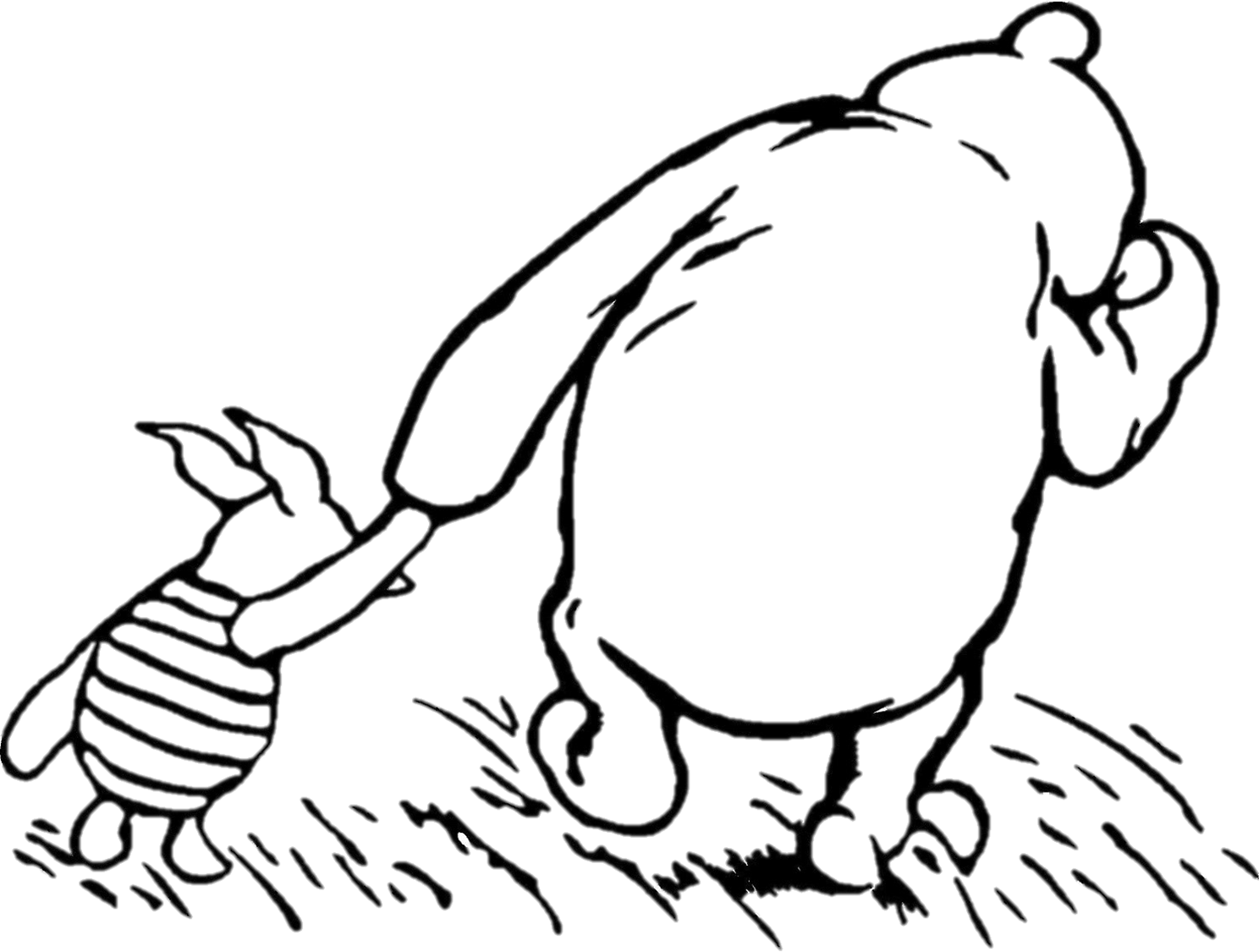 Pooh Aand Piglet - If There Is Ever A Tomorrow Winnie (1488x1125), Png Download
