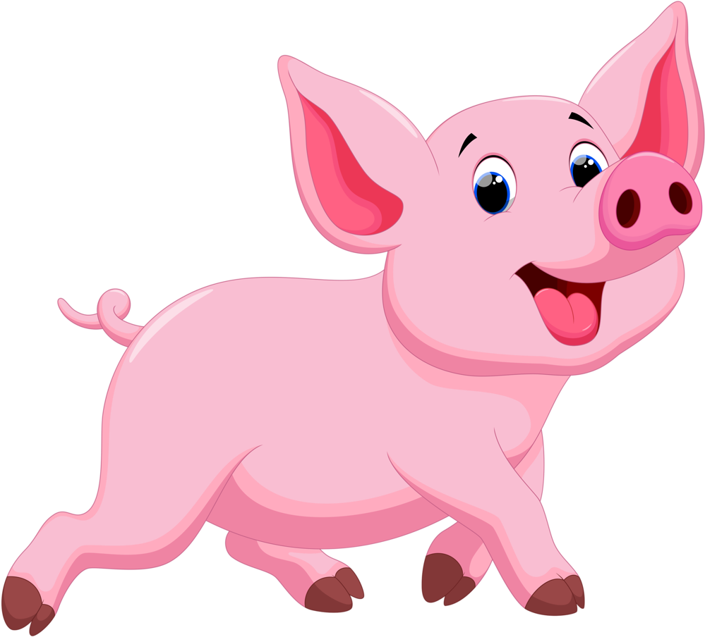 Яндекс - Фотки - Cartoon Pig (1024x904), Png Download