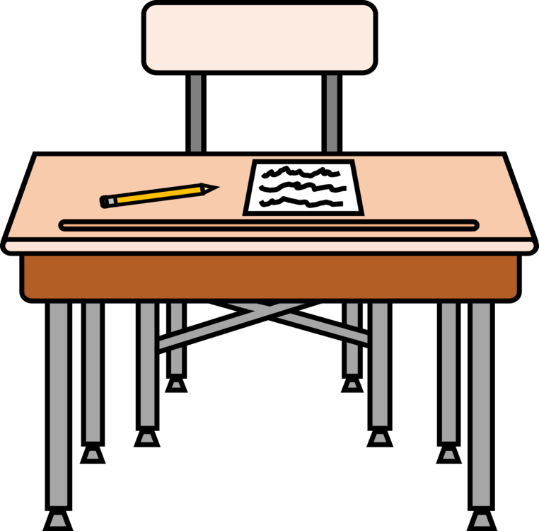 Download Table Desk Pencil School Drawing Desk Clipart Full Size Png Image Pngkit