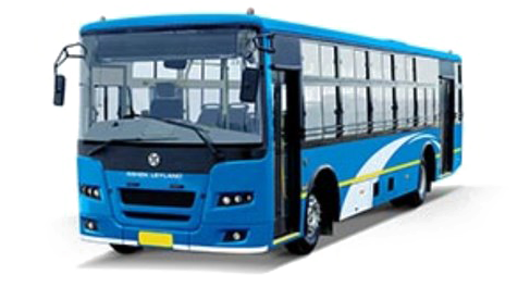 City Bus Png Photos - Ashok Leyland 12m Fe (500x328), Png Download