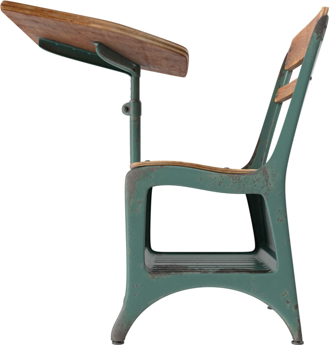 Antique School Desk Png Image - Furniture (2048x2048), Png Download