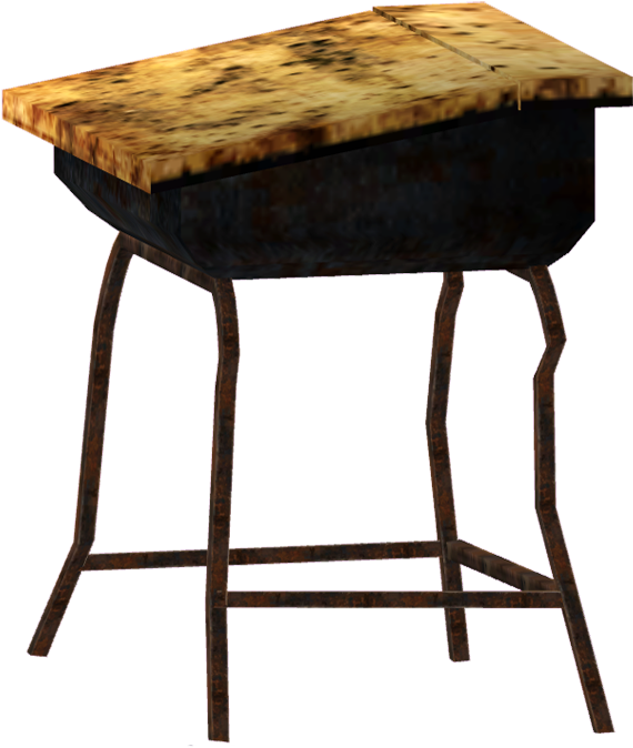 Schooldesk - Wiki (700x700), Png Download