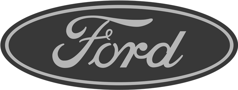 Automotive - Ford F150 F250 Truck Focus Vinyl White Sticker 12 Width (819x324), Png Download