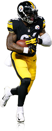 Ezekiel Elliott - Steelers Leveon Bell Png (350x500), Png Download