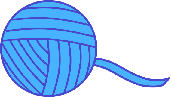 Yarn Transparent Images - Ball Of Yarn Clipart (569x324), Png Download