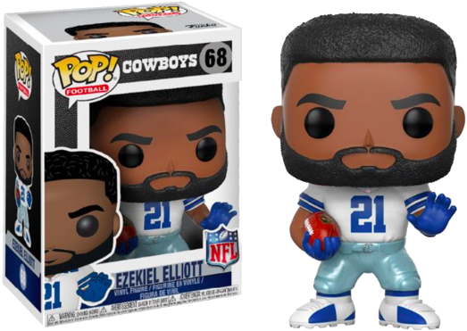 Ezekiel Elliott - Ezekiel Elliott Funko Pop (541x541), Png Download