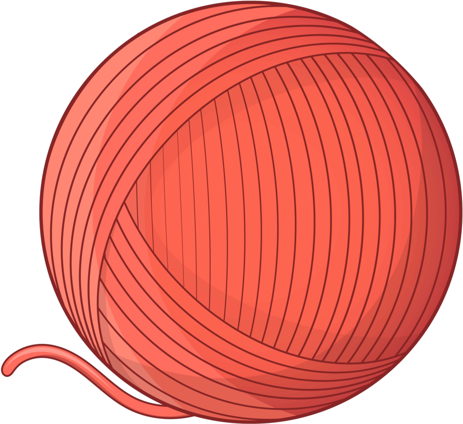 Yarn - Clew Cartoon (1000x1000), Png Download